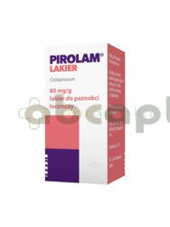Pirolam, 80 mg/g, lakier do paznokci leczniczy, 4 g