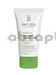 Iwostin Purritin, lekki krem Sebum Control, skóra tłusta, błyszcząca, skłonna do trądziku, 60 ml