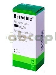 Betadine, roztwór na skórę, 100 mg/ml, 30 ml