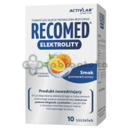 RecoMed Elektrolity smak pomarańczowy, 10 saszetek