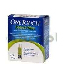 One Touch Select Plus paski testowe do glukometru, 50 szt