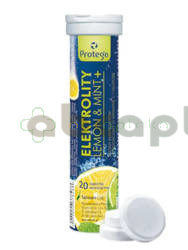 Protego Elektrolity Lemon&Mint+, 20 tabletek musujących