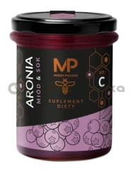 Miody Polskie Miód & Sok Aronia, 250 g | DATA WAŻNOŚCI 31.12.2026