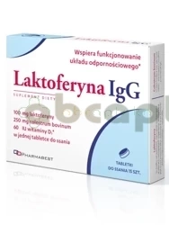 Laktoferyna IgG,  15 tabletek do ssania | DATA WAŻNOŚCI 31.01.2025