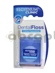 Elgydium Clinic, nić dentystyczna z chlorheksydyną, 50 m