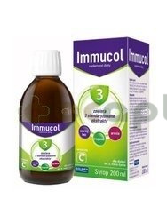 Immucol z tragankiem, syrop dla dzieci od 3. roku życia, 200 ml