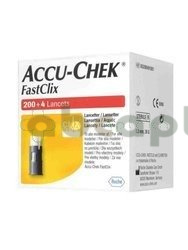Accu-Chek FastClix, lancety, ostrza nakłuwające, 204 sztuki