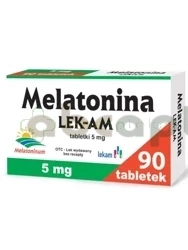 Melatonina 5 mg LEK-AM,              90 tabletek