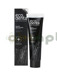 Ecodenta, pasta do zębów wybielająca, z czarnym węglem i ekstraktem z zielonej herbaty, 100 ml