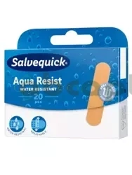 Salvequick Aqua Resist, wodoodporne plastry, 20 sztuk