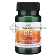 SWANSON Witamina B-12 1000 mcg, 100 tabletek do ssania