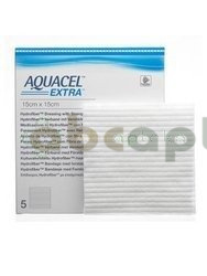 AQUACEL Extra opatrunek Hydrofibre, 15 x 15 cm, 1 sztuka