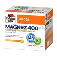 Doppel herz Shots Magnez 400 płyn, 20 ampułek