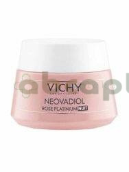 Vichy Neovadiol Rose Platinium, rozjaśniający krem na noc, 50 ml 