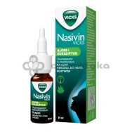 Nasivin Vicks Aloes i Eukaliptus 0,5mg/ml, aerozol do nosa, ,  15 ml