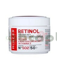 Mincer Retinol, ujędrniający półtłusty krem do twarzy 50+, 50 ml