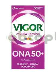 Vigor Multiwitamina Ona 50+,  60 tabletek