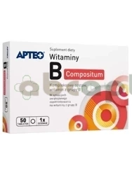 Witaminy B compositum APTEO,               50 tabletek