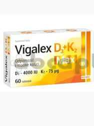 Vigalex D3 + K2 Max, 60 tabletek