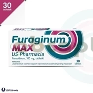 Furaginum Max US Pharmacia 100 mg, 30 tabletek