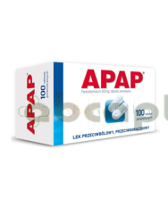 Apap, 500 mg, 100 tabletek