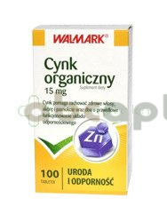 Walmark Cynk organiczny 15 mg 100 tabletek 