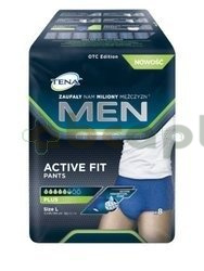 TENA Men Pants Plus, Bielizna dla mężczyzn, rozmiar L, 8 sztuk