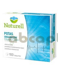 Naturell Potas organiczny, 100 tabletek