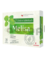Melisa, 30 tabletek powlekanych