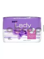 Seni Lady Super, wkładki urologiczne dla kobiet, 15 sztuk   