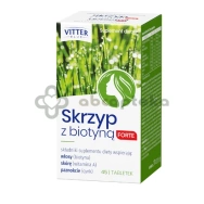 Skrzyp z biotyną Forte, VITTER BLUE, 45 tabletek
