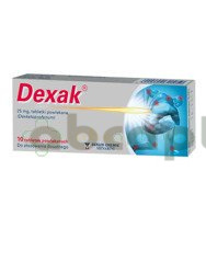 Dexak 25 mg 10 tabletek powlekanych