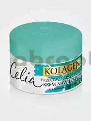 Celia Kolagen, przeciwzmarszczkowy krem nawilżający z algami , 50 ml