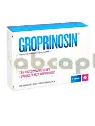 Groprinosin 500 mg, 20 tabletek