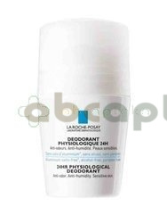 La Roche-Posay, dezodorant przeciw poceniu 24H roll-on, Fizjologiczne pH, skóra wrażliwa, 50 ml