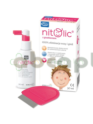 Pipi Nitolic płyn przeciw wszawicy 30 ml + grzebień 