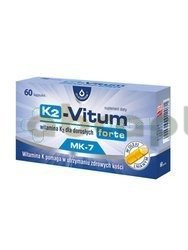 K2-Vitum Forte, witamina K2 MK7 75 mcg, 60 kapsułek