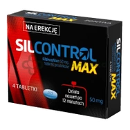 Silcontrol Max 50 mg, 4 tabletki