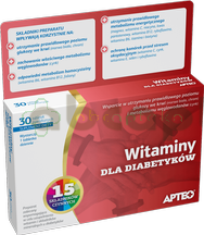 Witaminy dla diabetyków APTEO, 30 tabletek | 