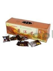 Herbata Pu-Erh czerwona prasowana w kostkach, 125 g