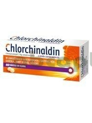 Chlorchinaldin o smaku czarnej porzeczki, 2 mg, 40 tabletek do ssania, 