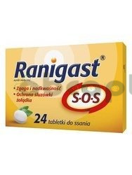 Ranigast SOS, 24 tabletki do ssania
