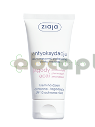 Ziaja Jagody Acai, krem na dzień ochronno- łagodzący SPF 10, 50 ml