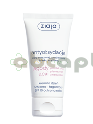 Ziaja Jagody Acai, krem na dzień ochronno- łagodzący SPF 10, 50 ml 