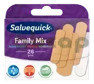 Salvequick Family Mix, plastry opatrunkowe, 26 sztuk