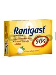 Ranigast SOS 12 pastylek