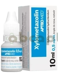 Xylometazolin 0.05% krople do nosa APTEO MED, 10 ml 