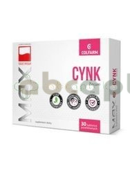 Colfarm Cynk 10 mg 30 tabletek