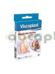 Viscoplast Wrażliwa Skóra plastry 24 sztuki