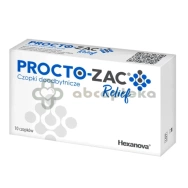 Procto-Zac Relief, czopki doodbytnicze, 10 sztuk